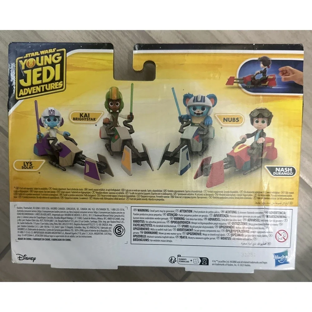 New Star Wars Young Jedi Adventures Nash Durango Action Figure & Speeder Bike 4